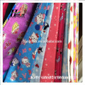 Printed Pattern and Carded Yarn Type flannel fabric printing